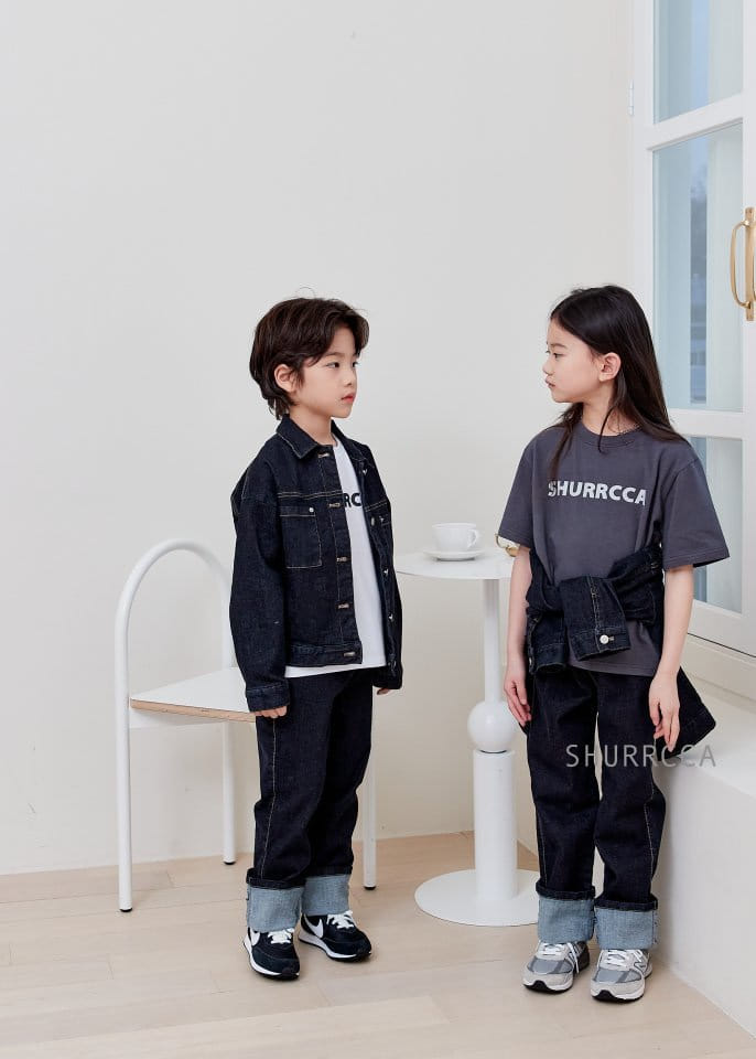 Shurrcca - Korean Children Fashion - #littlefashionista - Real Roll-up Jeans - 6