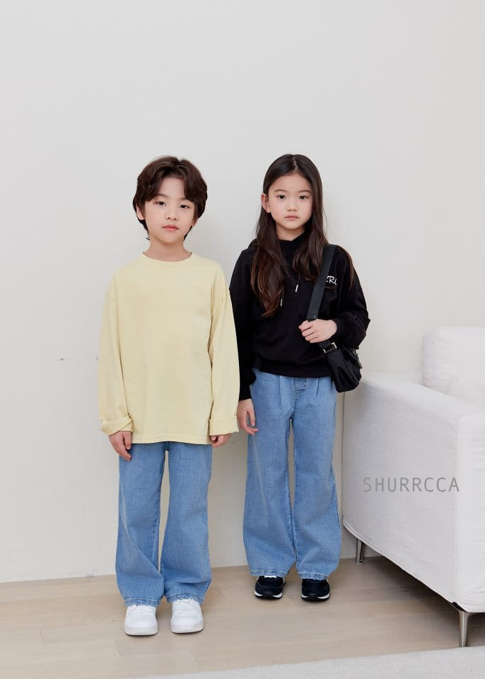 Shurrcca - Korean Children Fashion - #magicofchildhood - 102 Wide Jeans - 4
