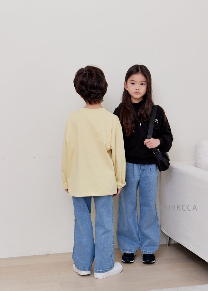 Shurrcca - Korean Children Fashion - #prettylittlegirls - 102 Wide Jeans - 5