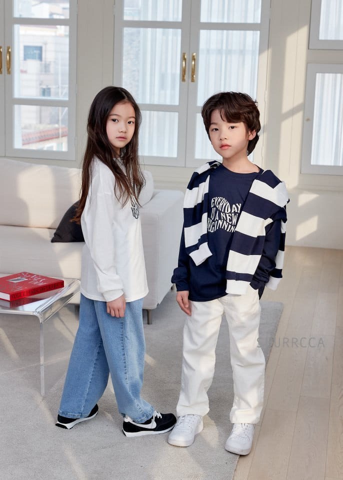 Shurrcca - Korean Children Fashion - #prettylittlegirls - White Jeans - 8