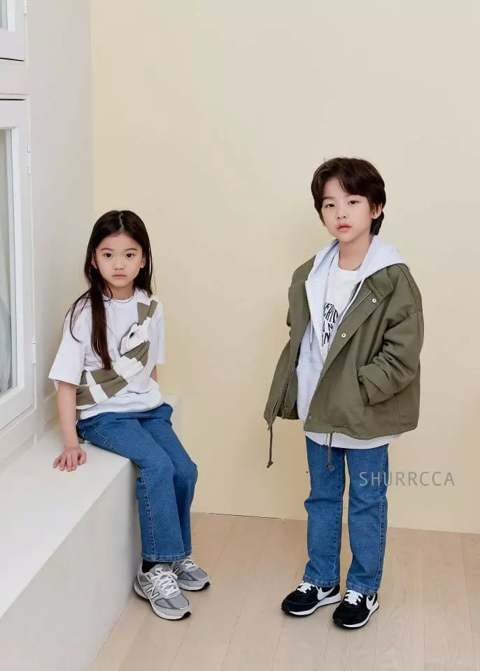 Shurrcca - Korean Children Fashion - #todddlerfashion - Core Jeans - 8