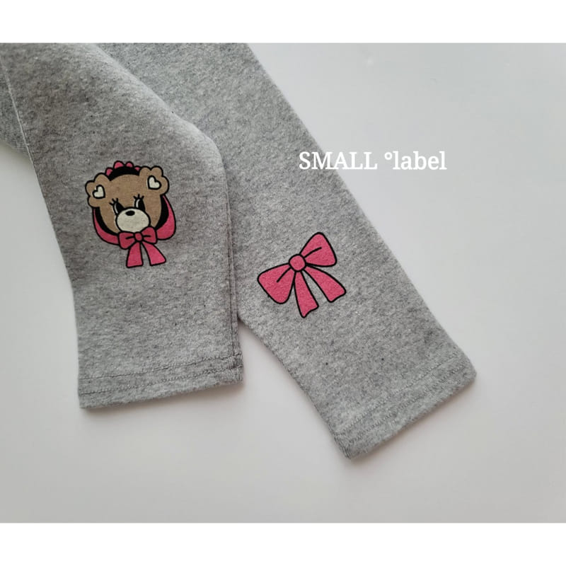Small Label - Korean Children Fashion - #childofig - Ribbon Bear Leggings - 2