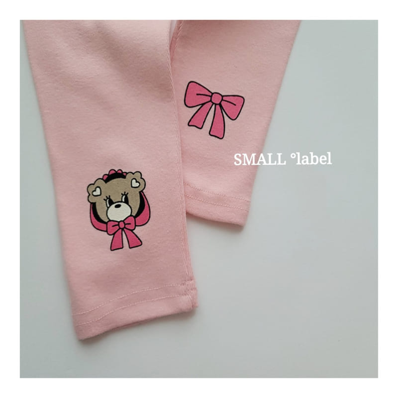 Small Label - Korean Children Fashion - #childrensboutique - Ribbon Bear Leggings - 4