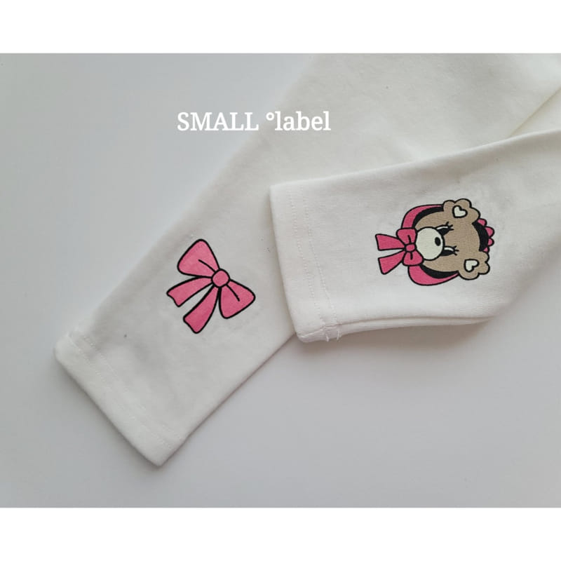 Small Label - Korean Children Fashion - #kidsshorts - Ribbon Bear Leggings - 7