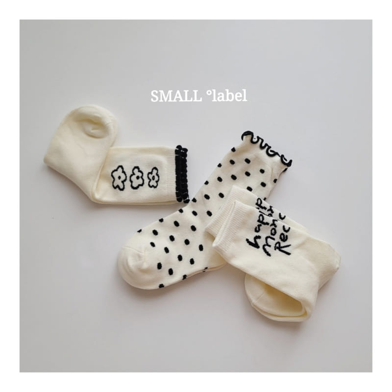 Small Label - Korean Children Fashion - #littlefashionista - Happy Run Socks Set - 6
