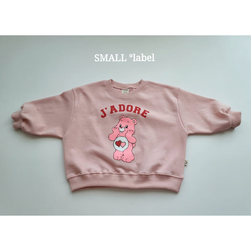 Small Label - Korean Children Fashion - #prettylittlegirls - Pink Bear Sweatshirt - 6