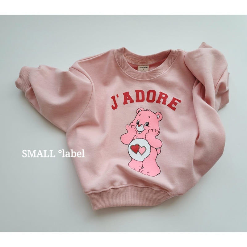 Small Label - Korean Children Fashion - #todddlerfashion - Pink Bear Sweatshirt - 7