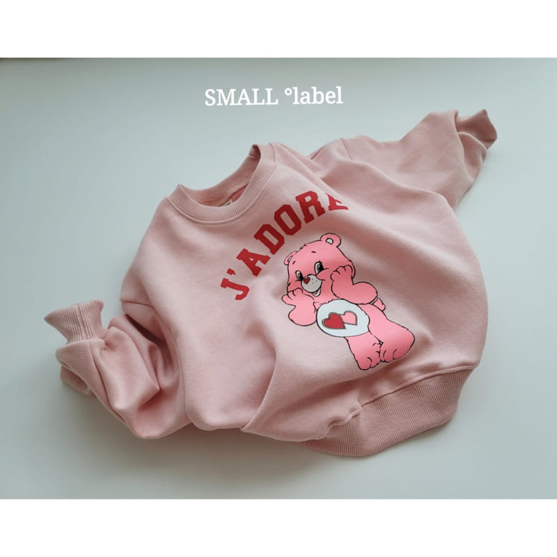 Small Label - Korean Children Fashion - #toddlerclothing - Pink Bear Sweatshirt - 8
