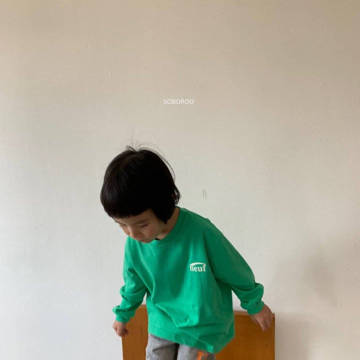 Soboroo - Korean Children Fashion - #childofig - Single Logo Tee - 5