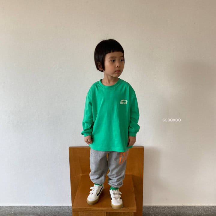 Soboroo - Korean Children Fashion - #childofig - Single Logo Tee - 6