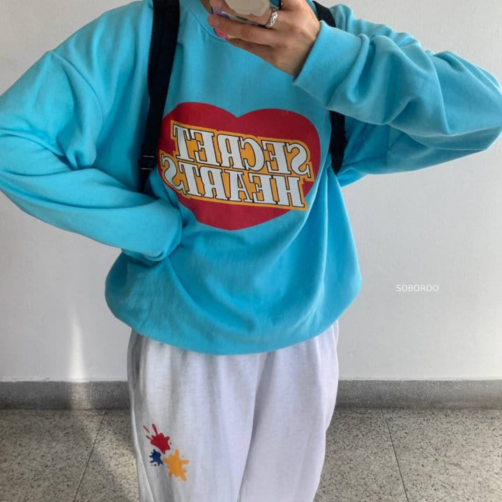 Soboroo - Korean Children Fashion - #childofig - Love Sweatshirt - 3