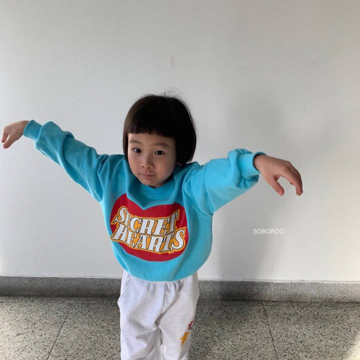 Soboroo - Korean Children Fashion - #fashionkids - Love Sweatshirt - 8