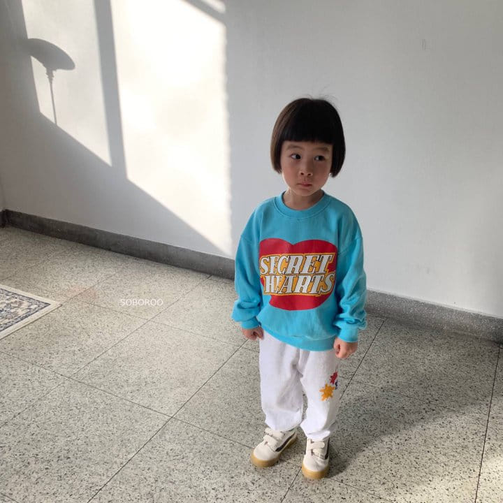 Soboroo - Korean Children Fashion - #kidsshorts - Love Sweatshirt - 9