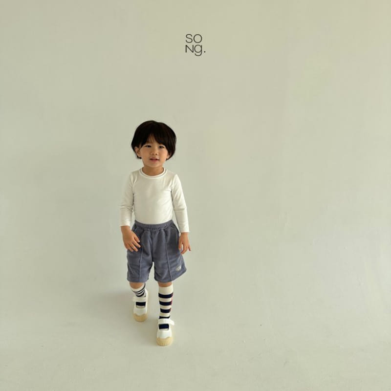 Song - Korean Children Fashion - #kidsshorts - Span Sticky Tee - 10