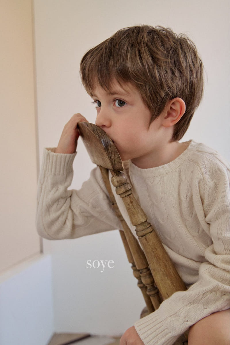 Soye - Korean Children Fashion - #Kfashion4kids - Twist Knit Cardigan - 3