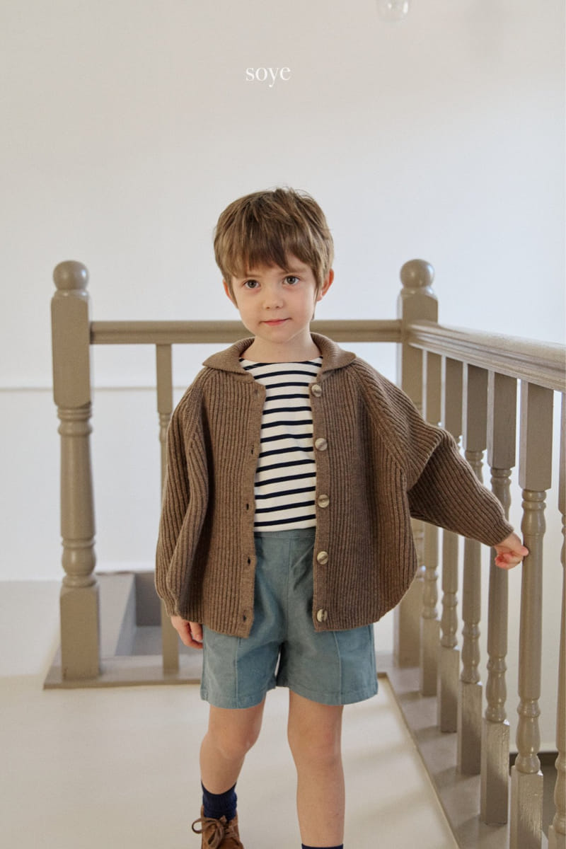 Soye - Korean Children Fashion - #kidsshorts - Pale Stripes Tee - 7