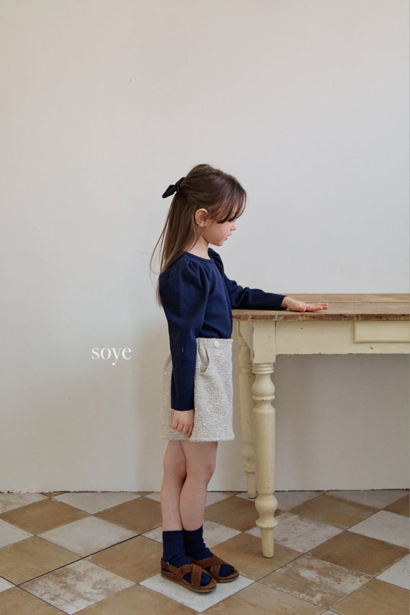 Soye - Korean Children Fashion - #magicofchildhood - Twid Button Skirt - 5