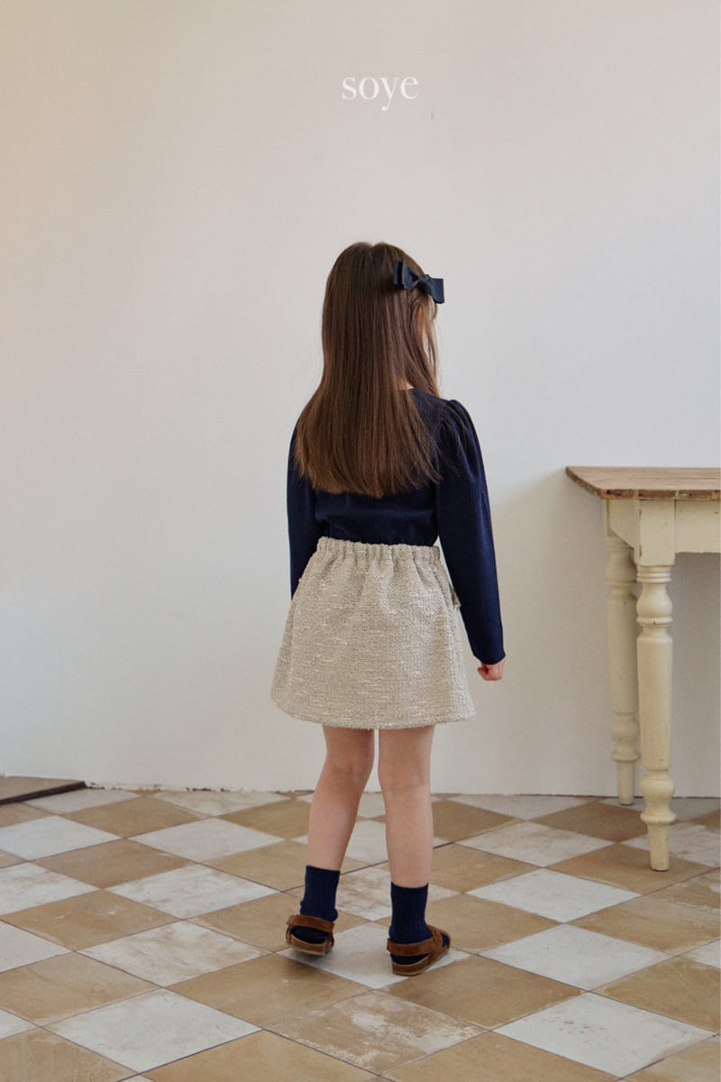 Soye - Korean Children Fashion - #prettylittlegirls - Twid Button Skirt - 7