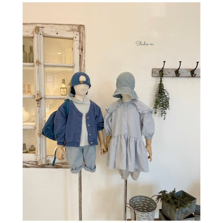Studio M - Korean Children Fashion - #fashionkids - Cotton V Cardigan