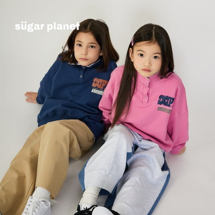 Sugar Planet - Korean Children Fashion - #Kfashion4kids - Half Button Sweatshirt - 7