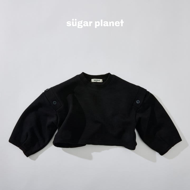 Sugar Planet - Korean Children Fashion - #childrensboutique - Button Crop Tee