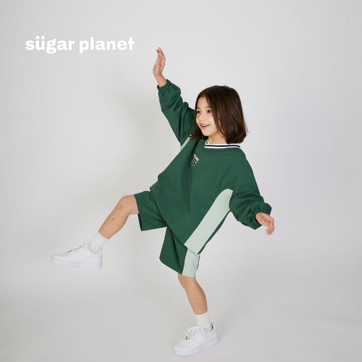 Sugar Planet - Korean Children Fashion - #childrensboutique - Lacing Pullover Top Bottom Sert - 12
