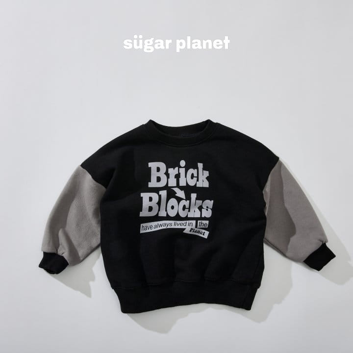 Sugar Planet - Korean Children Fashion - #fashionkids - Block Color Sweatshirt - 2