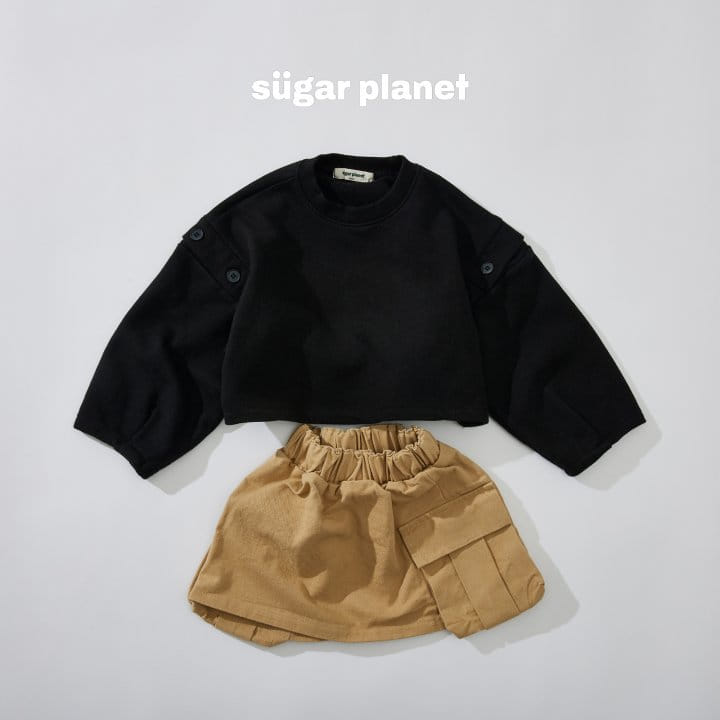 Sugar Planet - Korean Children Fashion - #kidsstore - Button Crop Tee - 6