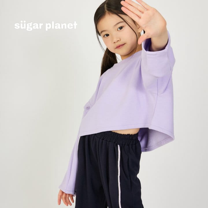 Sugar Planet - Korean Children Fashion - #kidzfashiontrend - Button Crop Tee - 7