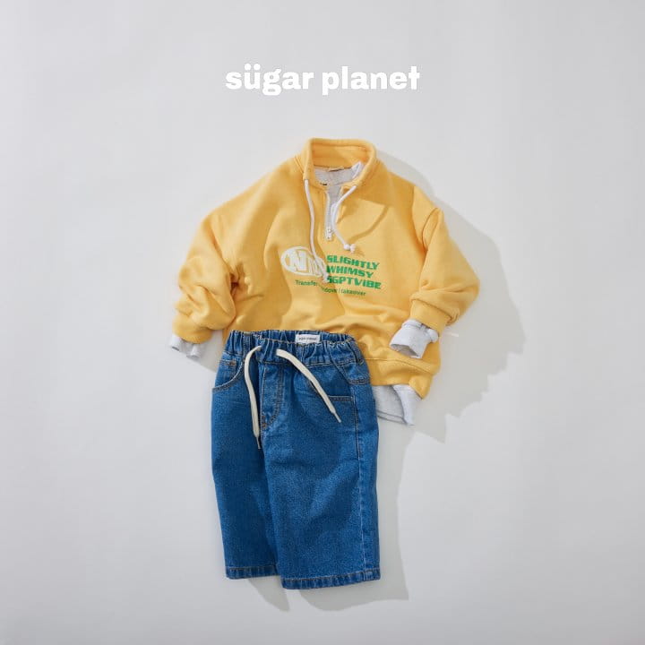 Sugar Planet - Korean Children Fashion - #littlefashionista - Half Jeans - 6