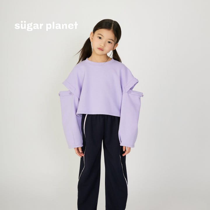 Sugar Planet - Korean Children Fashion - #littlefashionista - Button Crop Tee - 9