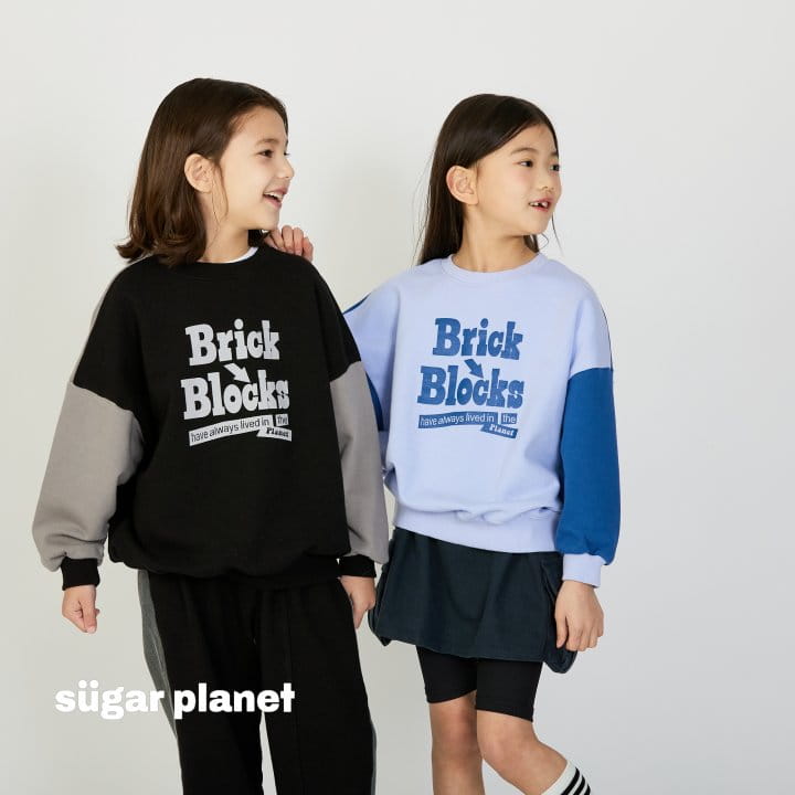 Sugar Planet - Korean Children Fashion - #magicofchildhood - Block Color Sweatshirt - 8