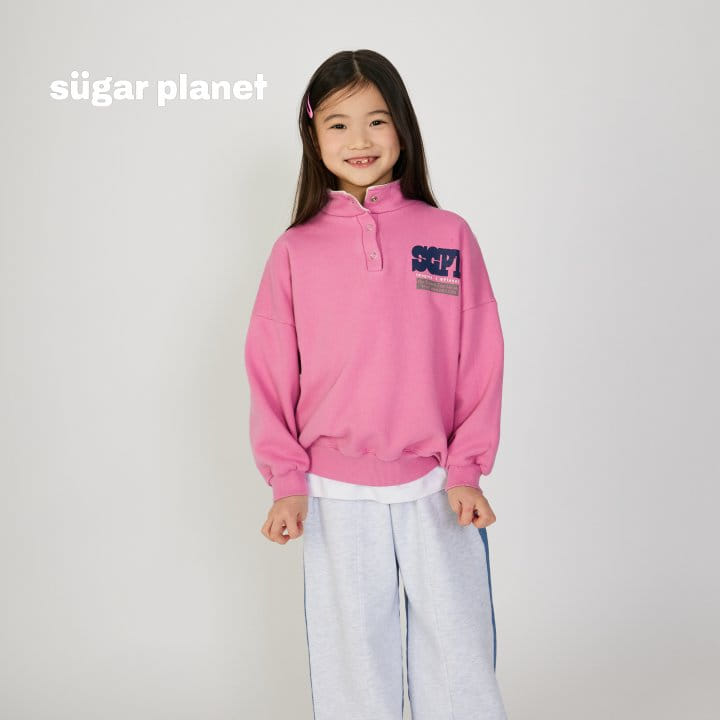 Sugar Planet - Korean Children Fashion - #minifashionista - Half Button Sweatshirt - 10