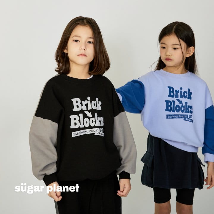 Sugar Planet - Korean Children Fashion - #minifashionista - Block Color Sweatshirt - 9