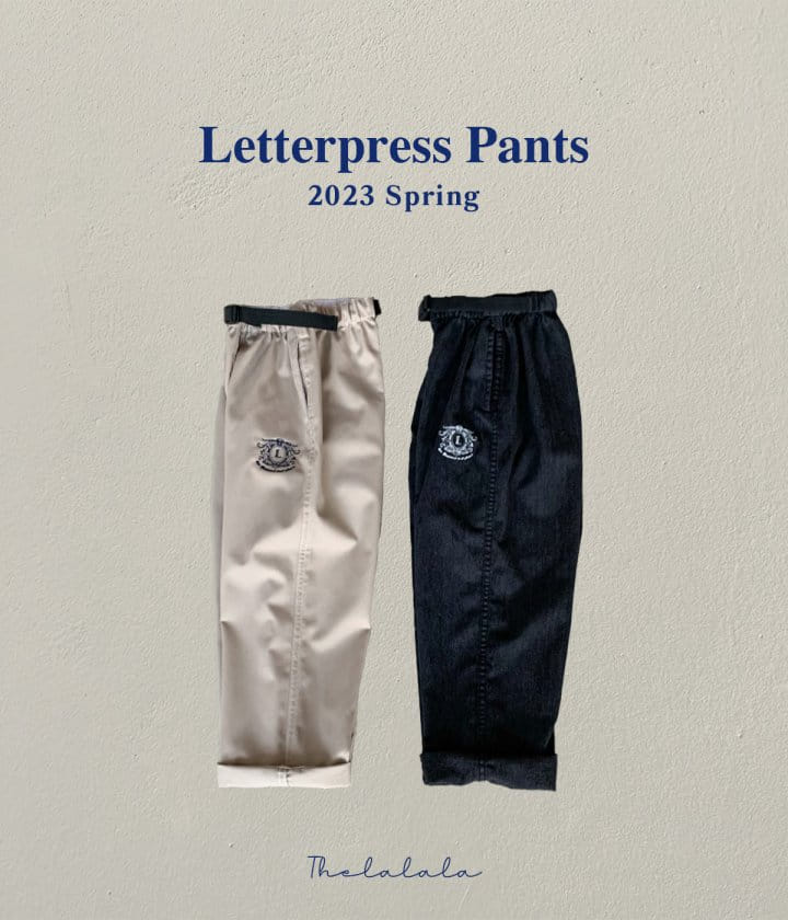 The Lalala - Korean Children Fashion - #kidsstore - Letter Fresh Pants - 5