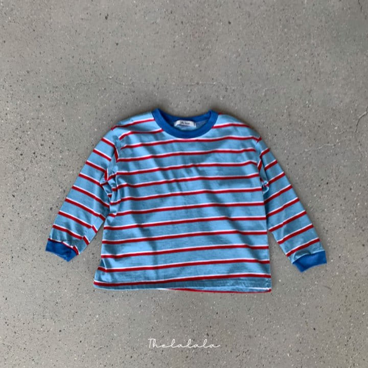 The Lalala - Korean Children Fashion - #toddlerclothing - Multi Stripes Tee