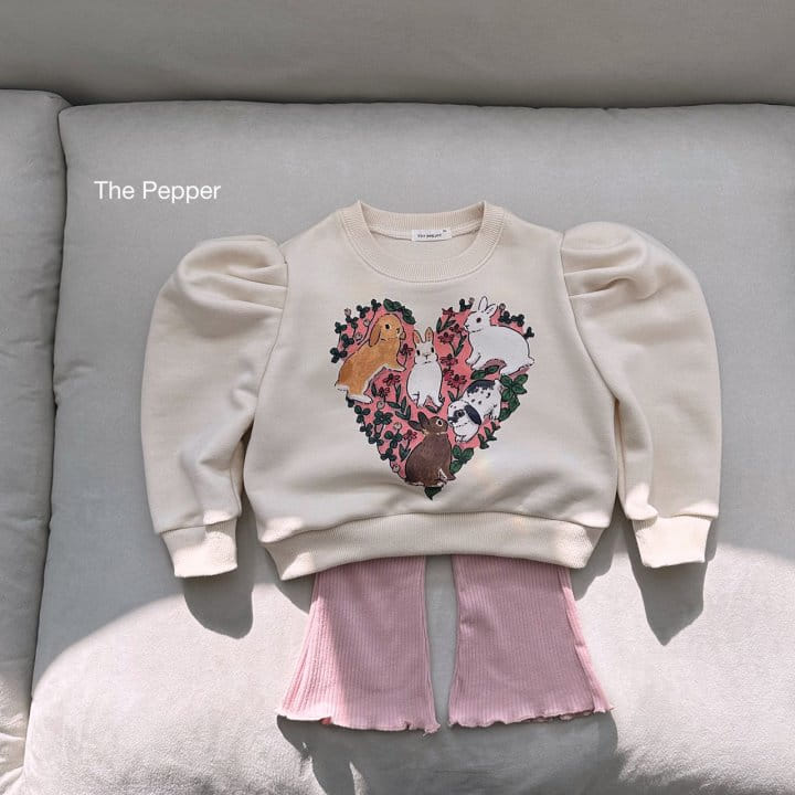 The Pepper - Korean Children Fashion - #Kfashion4kids - Rabbit Puff Sweatshirt - 8