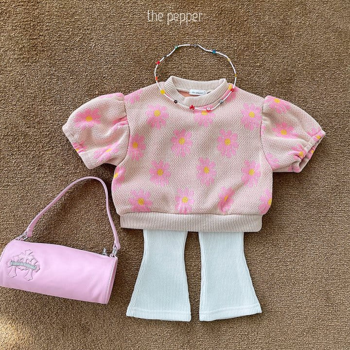 The Pepper - Korean Children Fashion - #childrensboutique - Jacquard Puff Knit Tee with Mom - 9