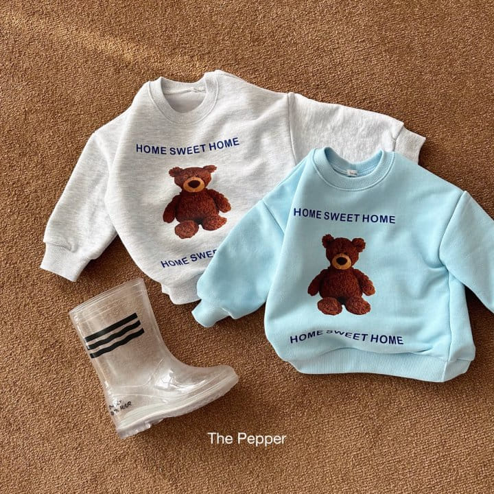 The Pepper - Korean Children Fashion - #fashionkids - Bear Sweatshirt - 3