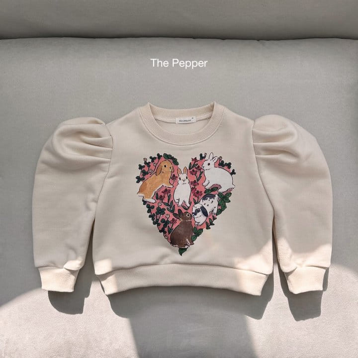 The Pepper - Korean Children Fashion - #kidsshorts - Rabbit Puff Sweatshirt - 5