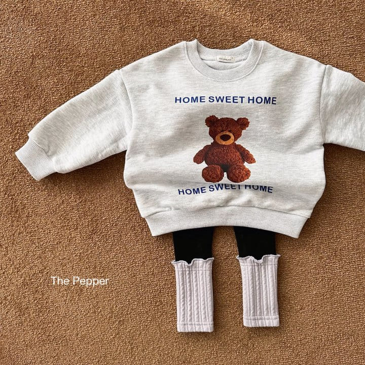 The Pepper - Korean Children Fashion - #fashionkids - Bear Sweatshirt - 4