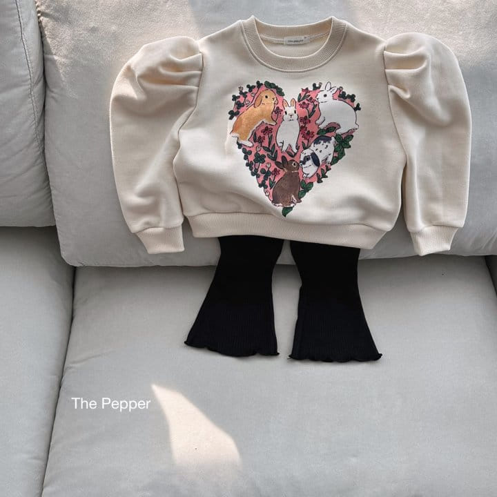 The Pepper - Korean Children Fashion - #littlefashionista - Rabbit Puff Sweatshirt - 9
