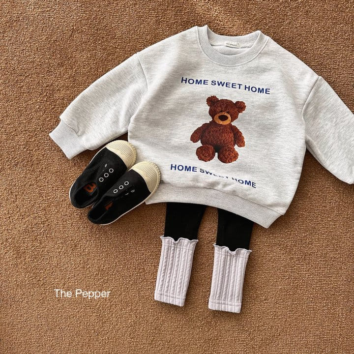 The Pepper - Korean Children Fashion - #littlefashionista - Bear Sweatshirt - 8