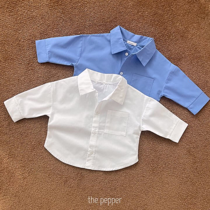 The Pepper - Korean Children Fashion - #minifashionista - Loose Fit Shirt - 2