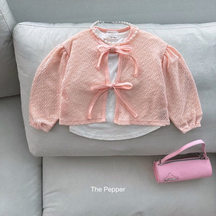 The Pepper - Korean Children Fashion - #minifashionista - Ribbon Blouse - 7