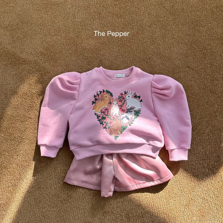 The Pepper - Korean Children Fashion - #prettylittlegirls - Rabbit Puff Sweatshirt - 12
