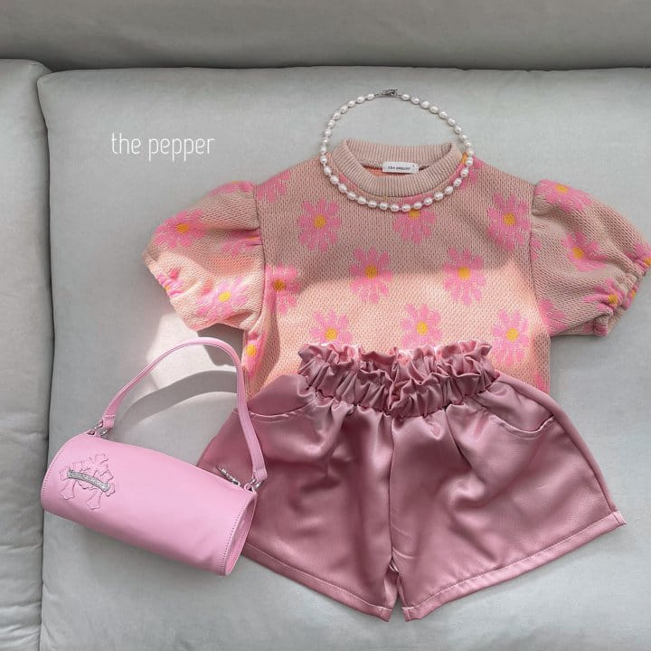 The Pepper - Korean Children Fashion - #todddlerfashion - Jacquard Puff Knit Tee with Mom - 5