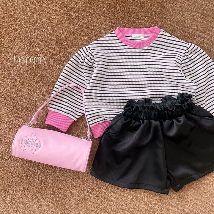 The Pepper - Korean Children Fashion - #toddlerclothing - Stripes Waffle Sweatshirt with Mom - 7