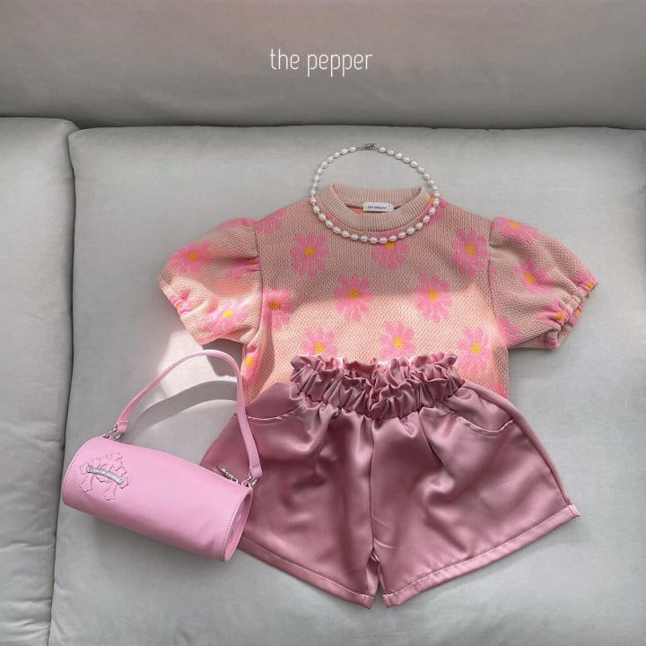 The Pepper - Korean Children Fashion - #toddlerclothing - Jacquard Puff Knit Tee with Mom - 6