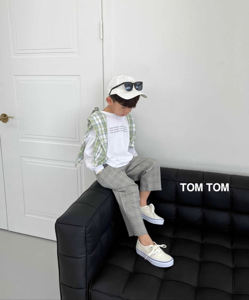 Tom Tom - Korean Children Fashion - #Kfashion4kids - Check Pants - 7